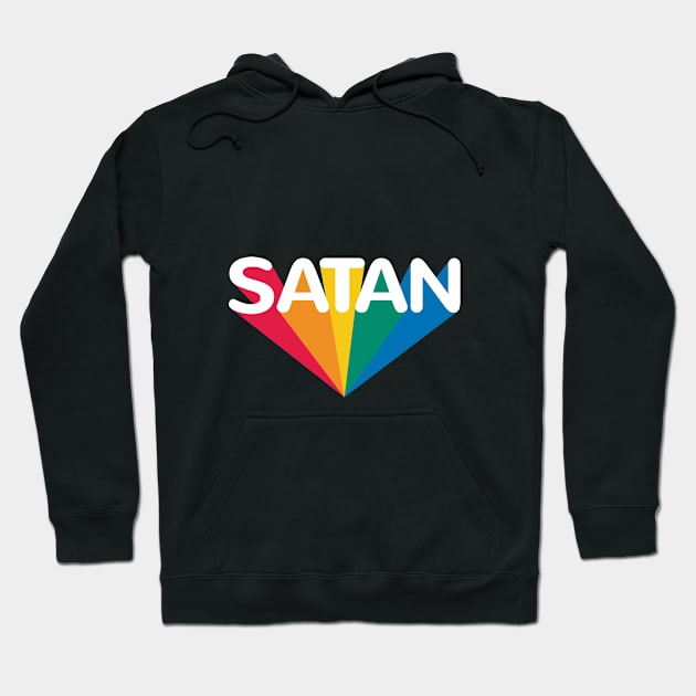 Satan rainbow Hoodie by renduh